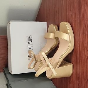DREAM PAIRS Heels for Women Block Chunky Platform High Heels Open Toe He…